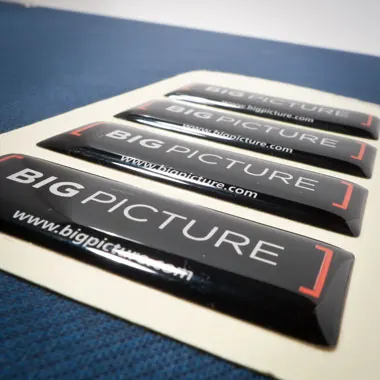 Cute 3D Cell Phone Flexible Promotion Epoxy Resin Sticker