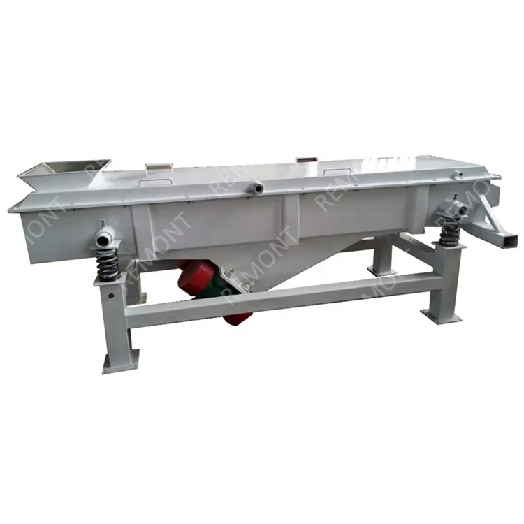 Powder particle used linear vibrating sieve for hemp seed