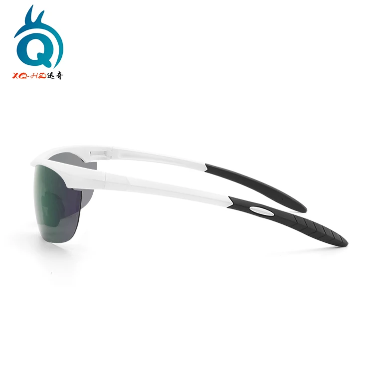 PC OEM half frame polarized uv400 protection Interchangeable lens cycling sunglasses