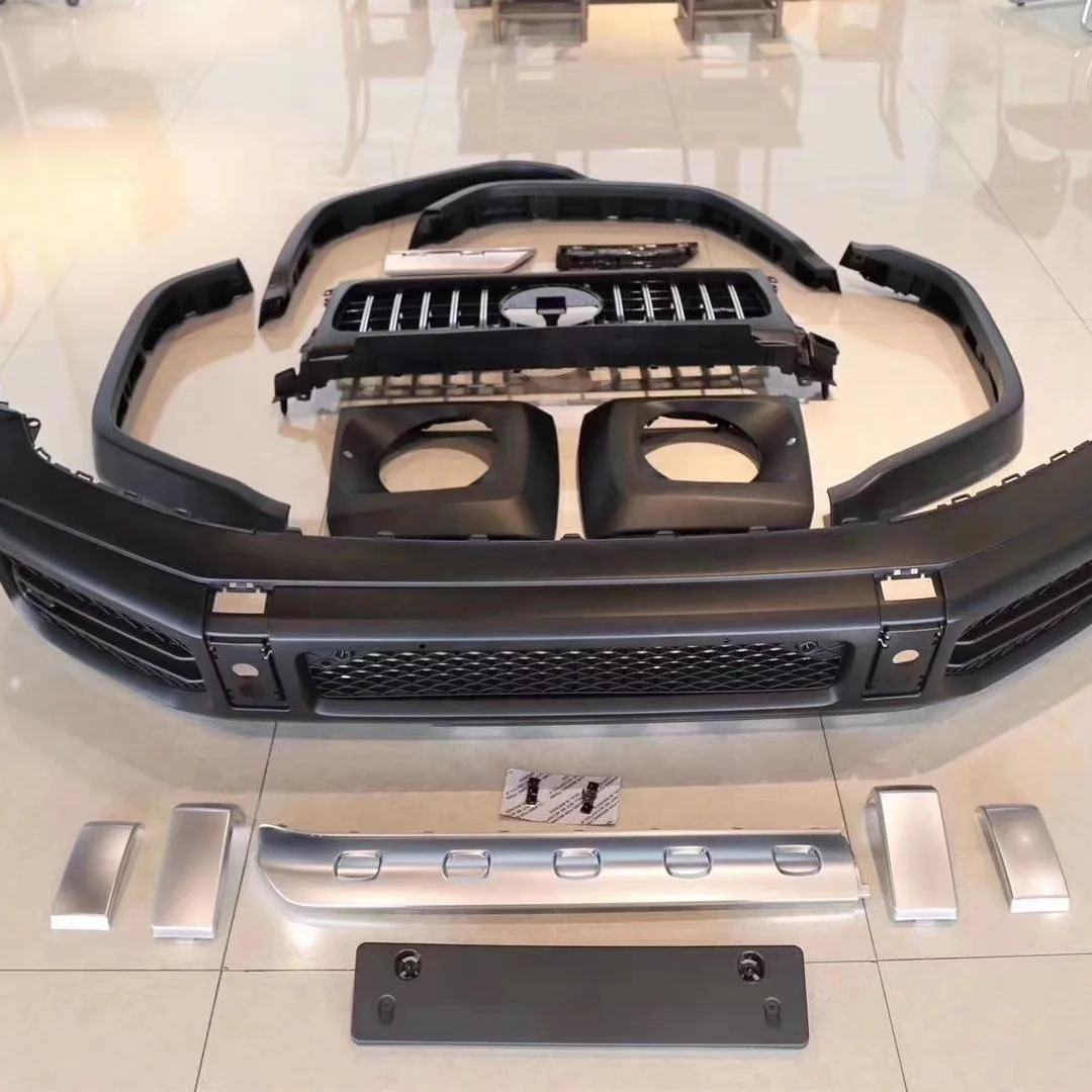 Facelift Headlight Front & Rear Bumper Vehicle Modification Parts Body Kit For Toyota Land for AMG Mercedes  G63