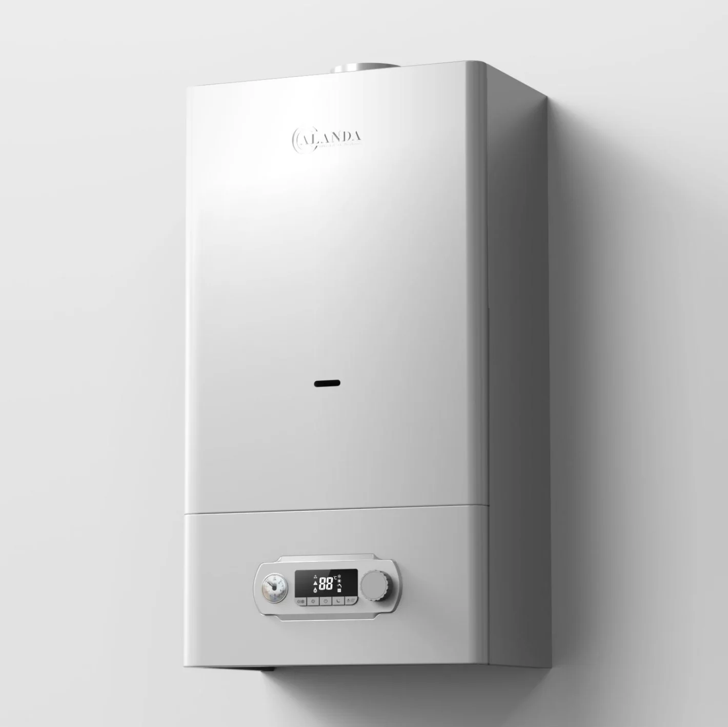 Gas Heater Wall Hung Boiler 2 Heat Exchangers 20KW 24KW Combi Fashion Design Gas Boiler