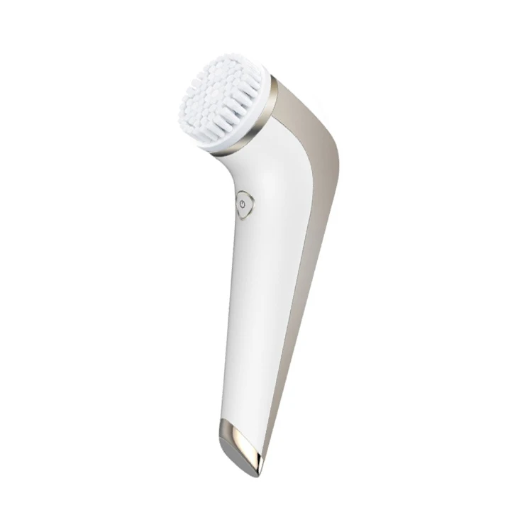 Type C Wireless Charging Red Light Therapy Adjustable 3 Speed Vibrating Facial Pore Cleaner Electric Face Cleaning Brush