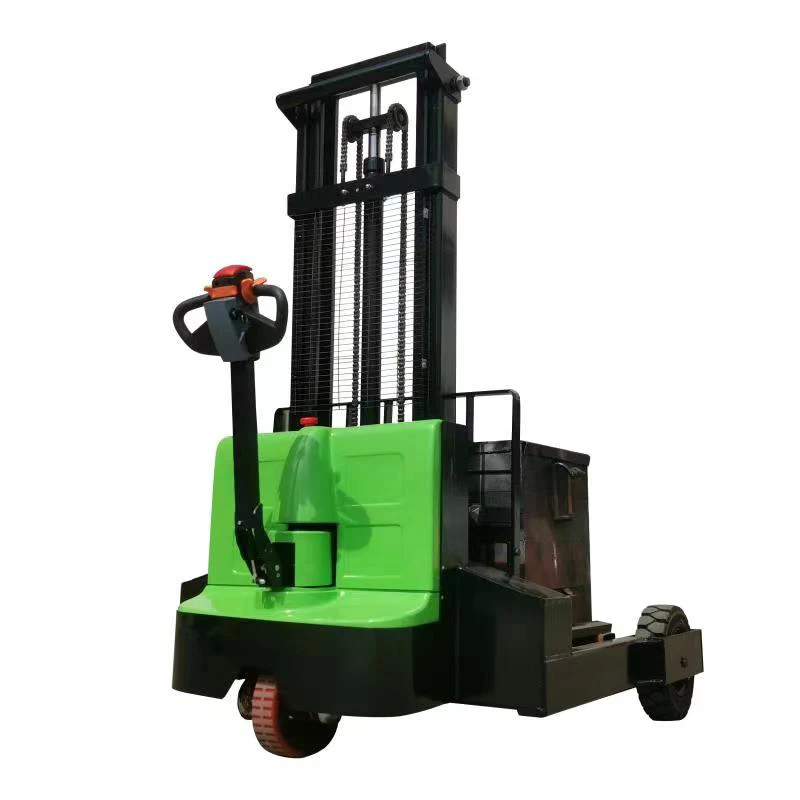 Jingxin Outdoor Rough Road Automatic Electric Mountain Forklift All Terrain Full Electric Pallet Stacker