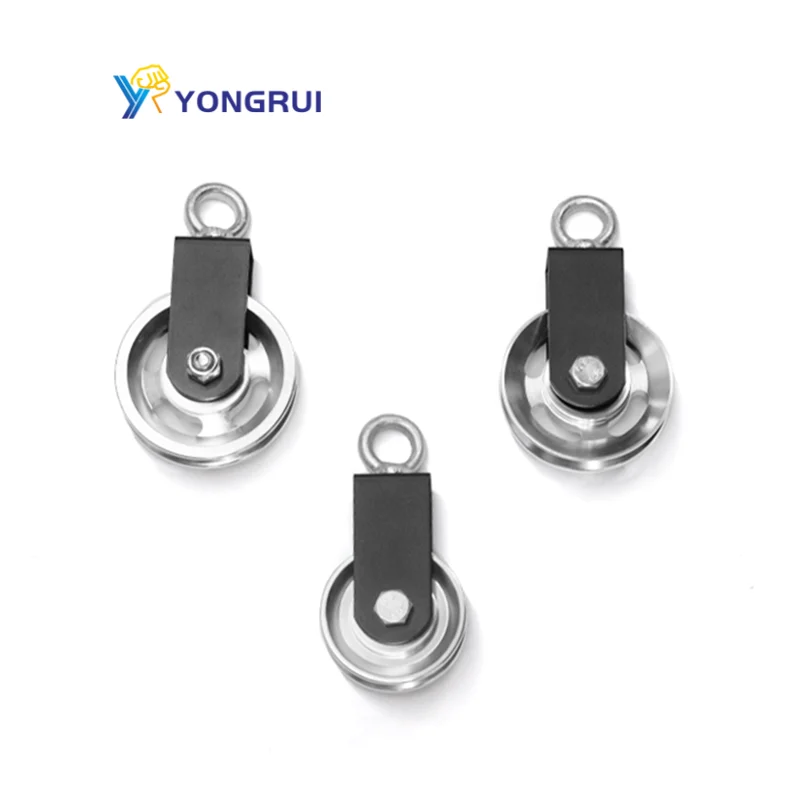 Factory Direct Fitness Solid Hollow Aluminum Alloy Pulleys for Gym