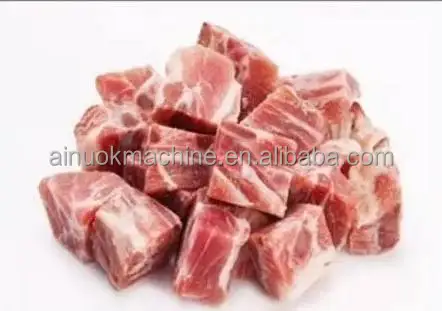 Electric meat cube cutter fish dicer cut goat pork frozen meat cutting machine beef slicer dicing chicken cutting machine price