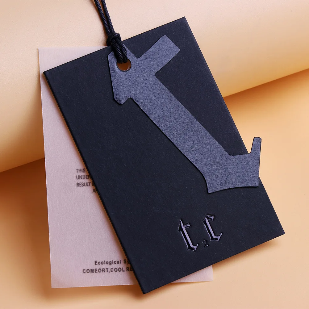 Custom Hang Tag For Clothing Tags Clothes Label With Custom Logo Manufacturer