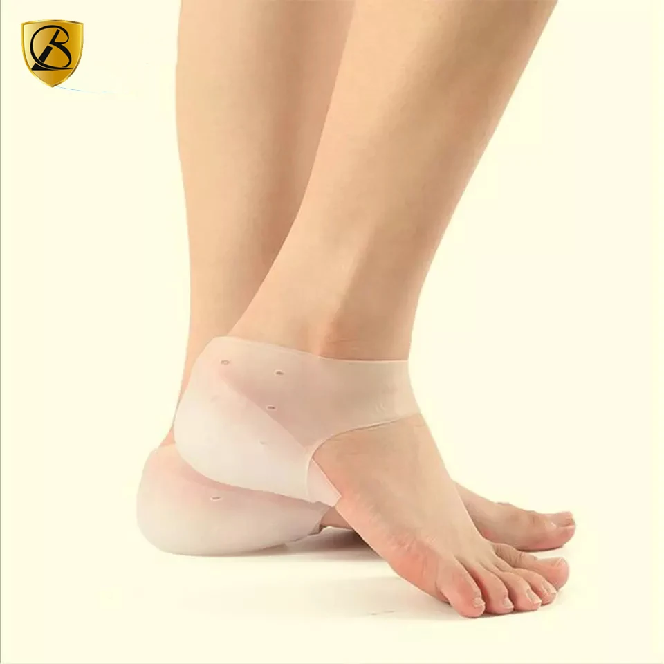 Copper Brace Removable Invisible Combination of Heighten Insole Translucent Heel Pad