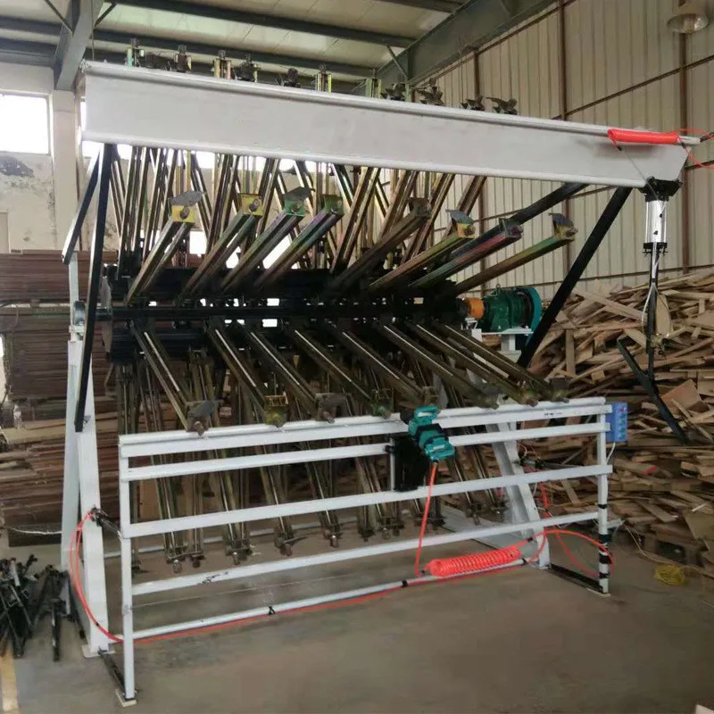 Wood Gluing Press Rotary Pneumatic Clamp Carrier Composer For Woodworking