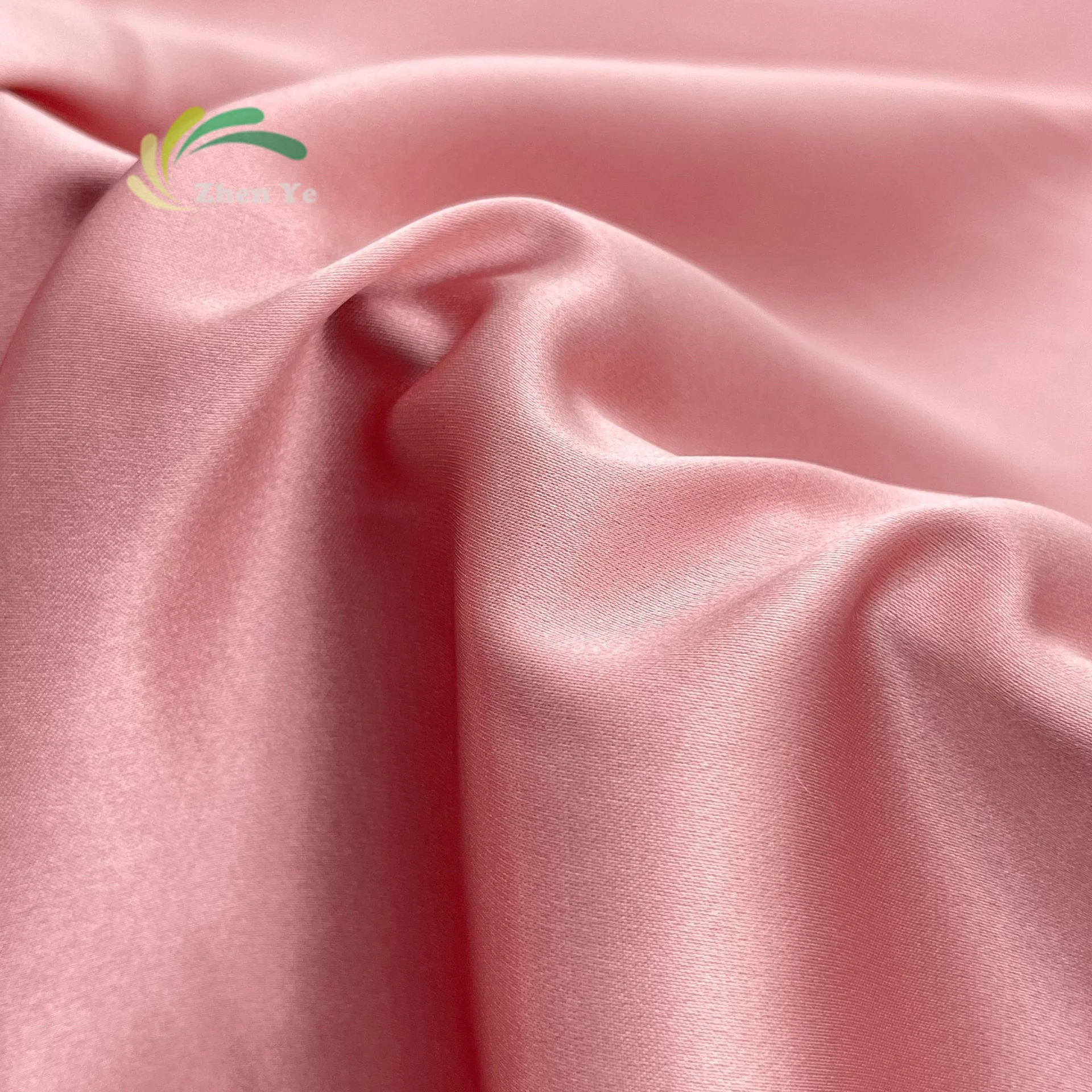 Factory wholesale soft smooth satin woven 100% Polyester  Stretch Silk Satin fabric for summer wedding dress shirt