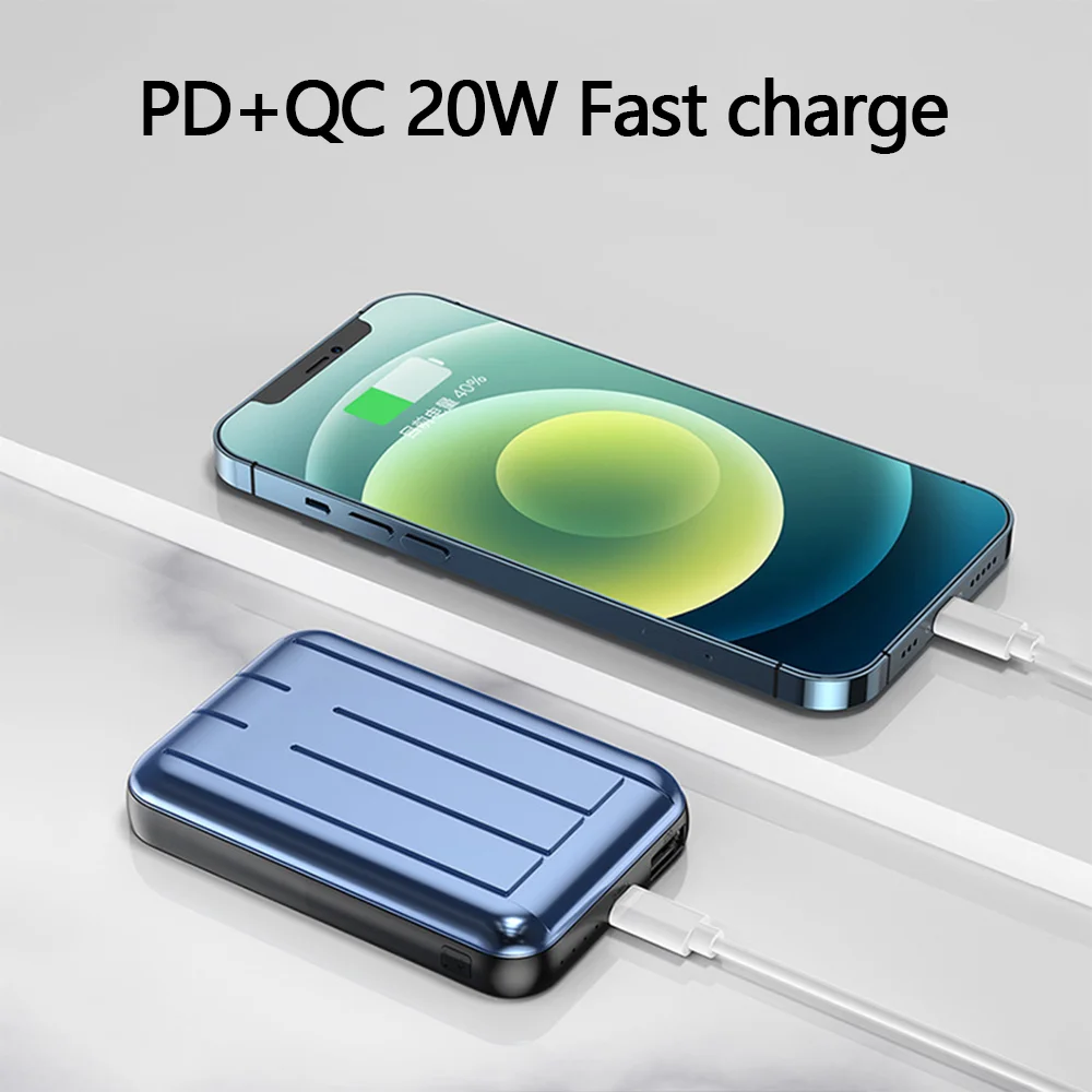 Новый тренд 2021 Pd 18 Вт зарядный банк Por G чехол Greenlink 3 в 1 Магнитный Oem беспроводной телефон Power Bank
