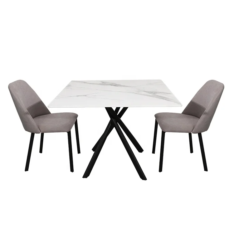 New Products Dining Room Furniture Luxury Small Ceramic Dining Table Top White Nordic
