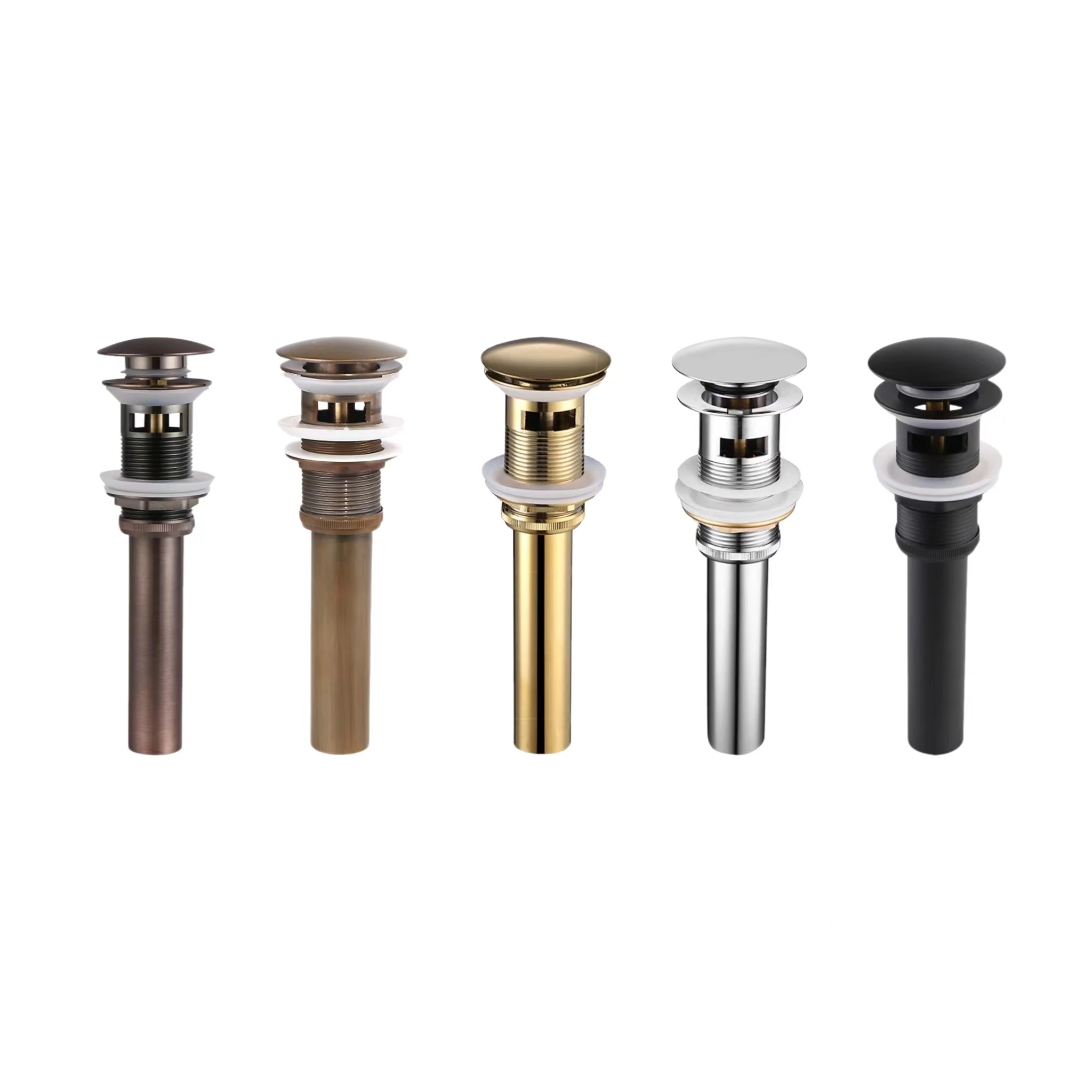 Factory Sales Durable Popular High Quality Graphic Design Modern Bathroom Wares Pop up Basin Waste with Overflow