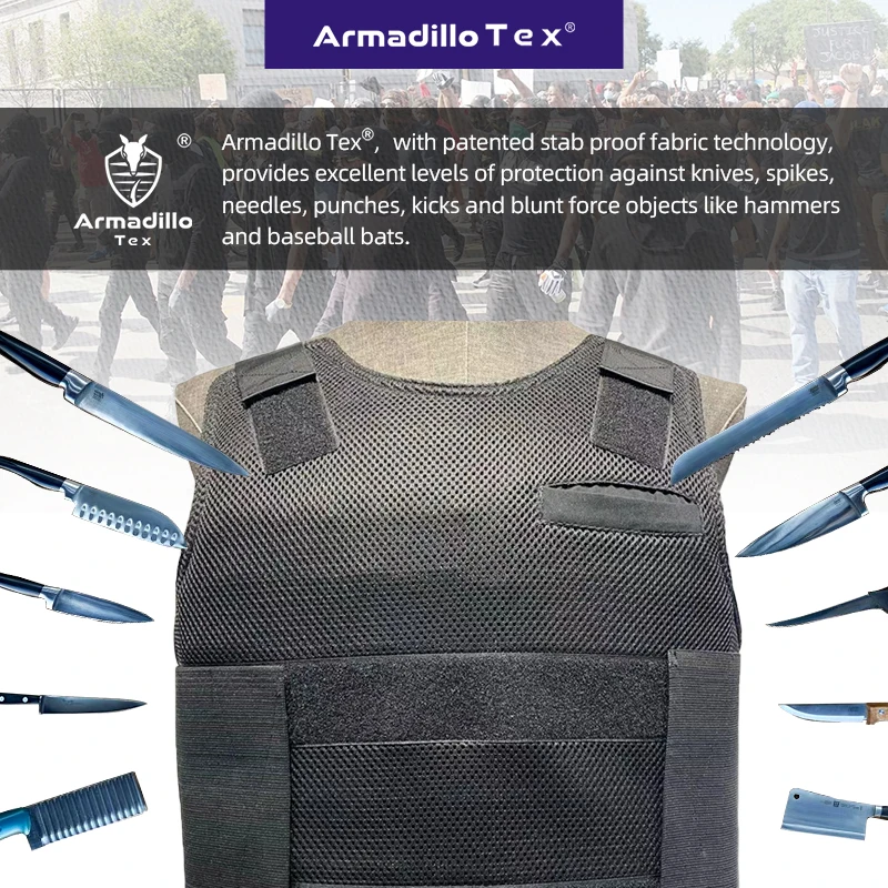 MILITARY STAB PROOF CONCEALABLE VEST TACTICAL MEN VEST SAFETY PERSONAL PROTECTION HIGH TECH FLEXIBLE YU