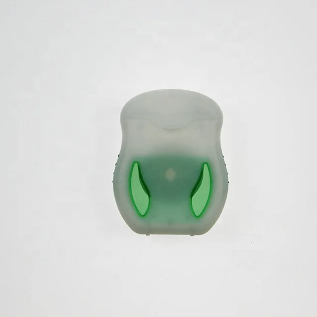 OEM  provided green color waxed dental floss with blister card packing high quality customized dental floss without flavor
