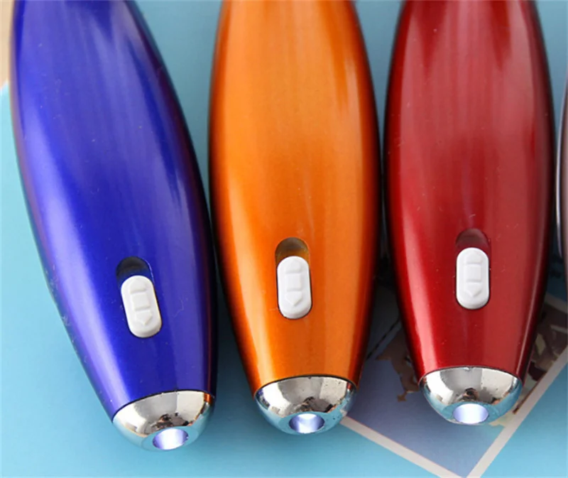 Factory Promotion multi-function color Lanyard with sticky note light pen LED light pen