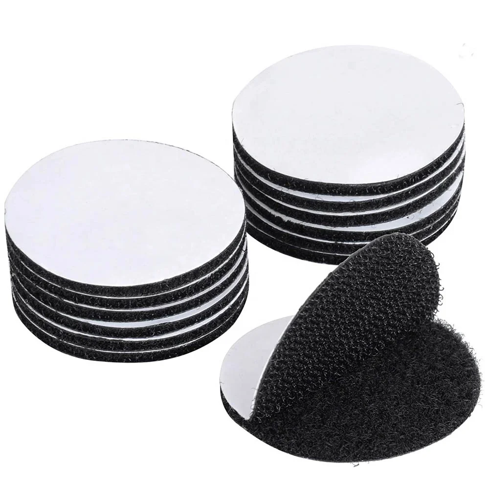 Wholesale Back Adhesive Patches Round Hook And Loop Dots