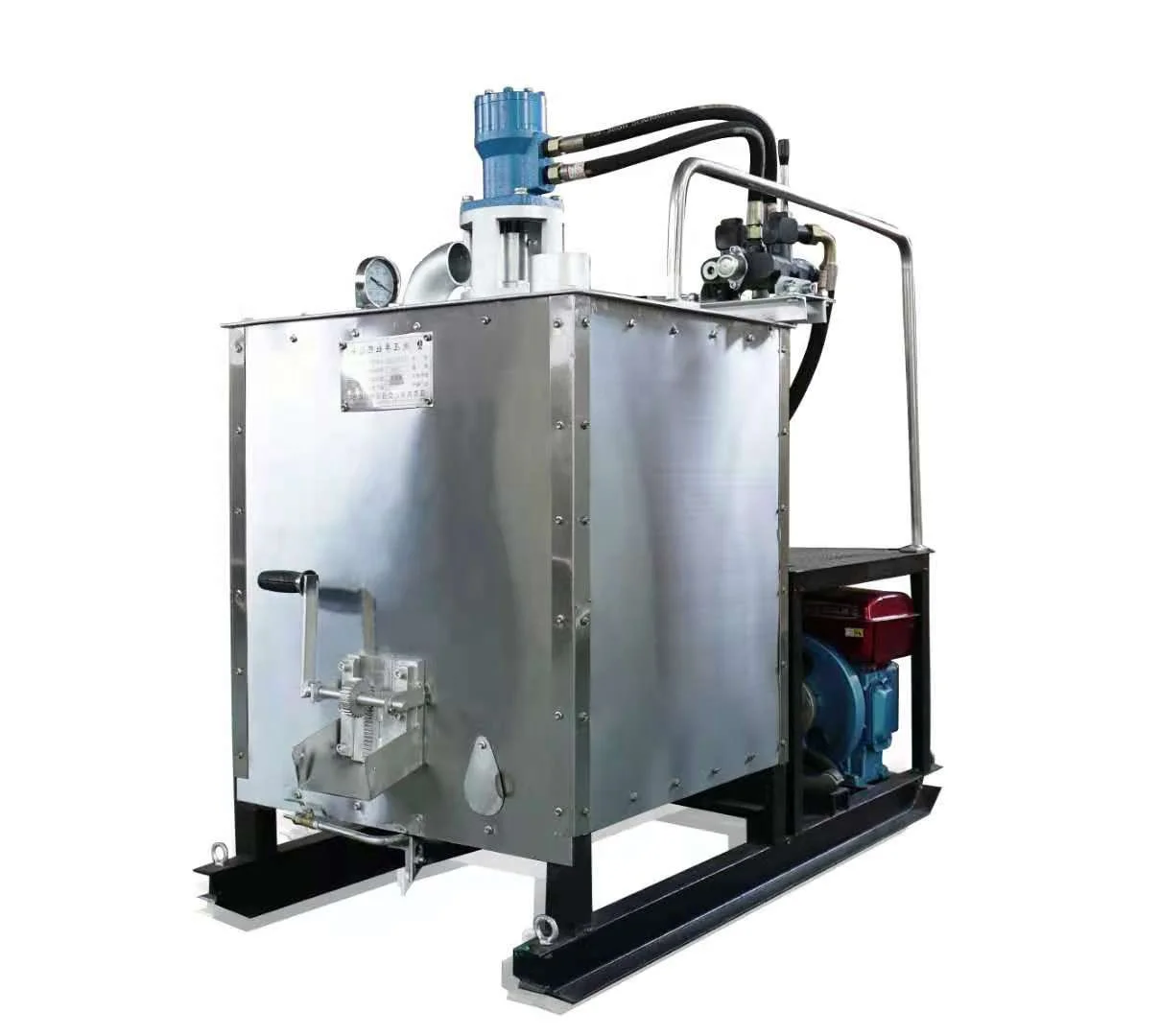 400 Factory Hot Selling Hydraulic Double Cylinder Thermoplastic Preheater using for pavment marking