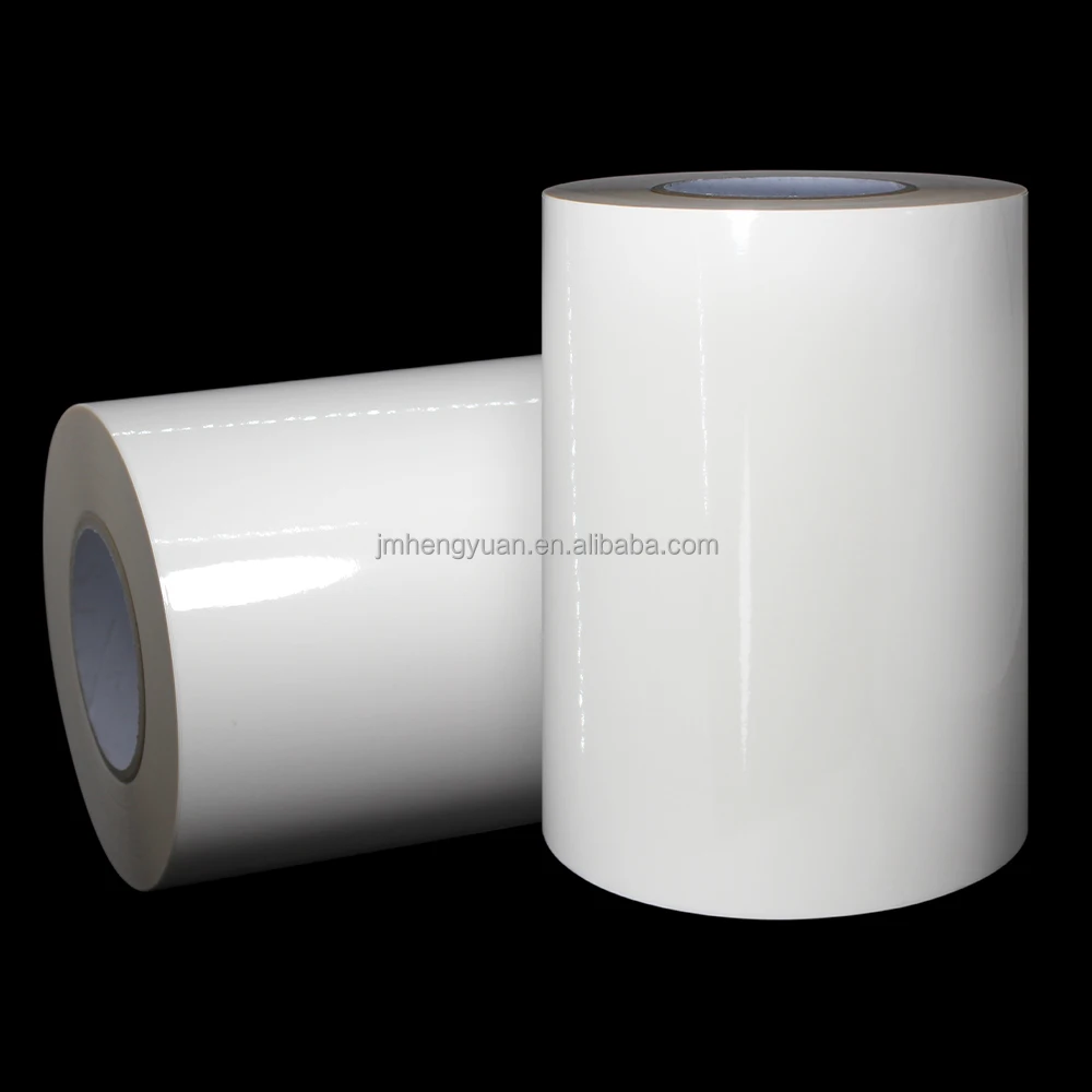 Self-adhesive Paper Sticker Polypropylene PP Film Jumbo Roll Label Transparent PP Label