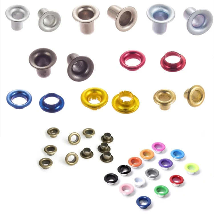 Customs Hollow Rivets Screw Fastener Double Cap Rivet Office School Binder Metal Tubular Rivets Hand Tools Round Head