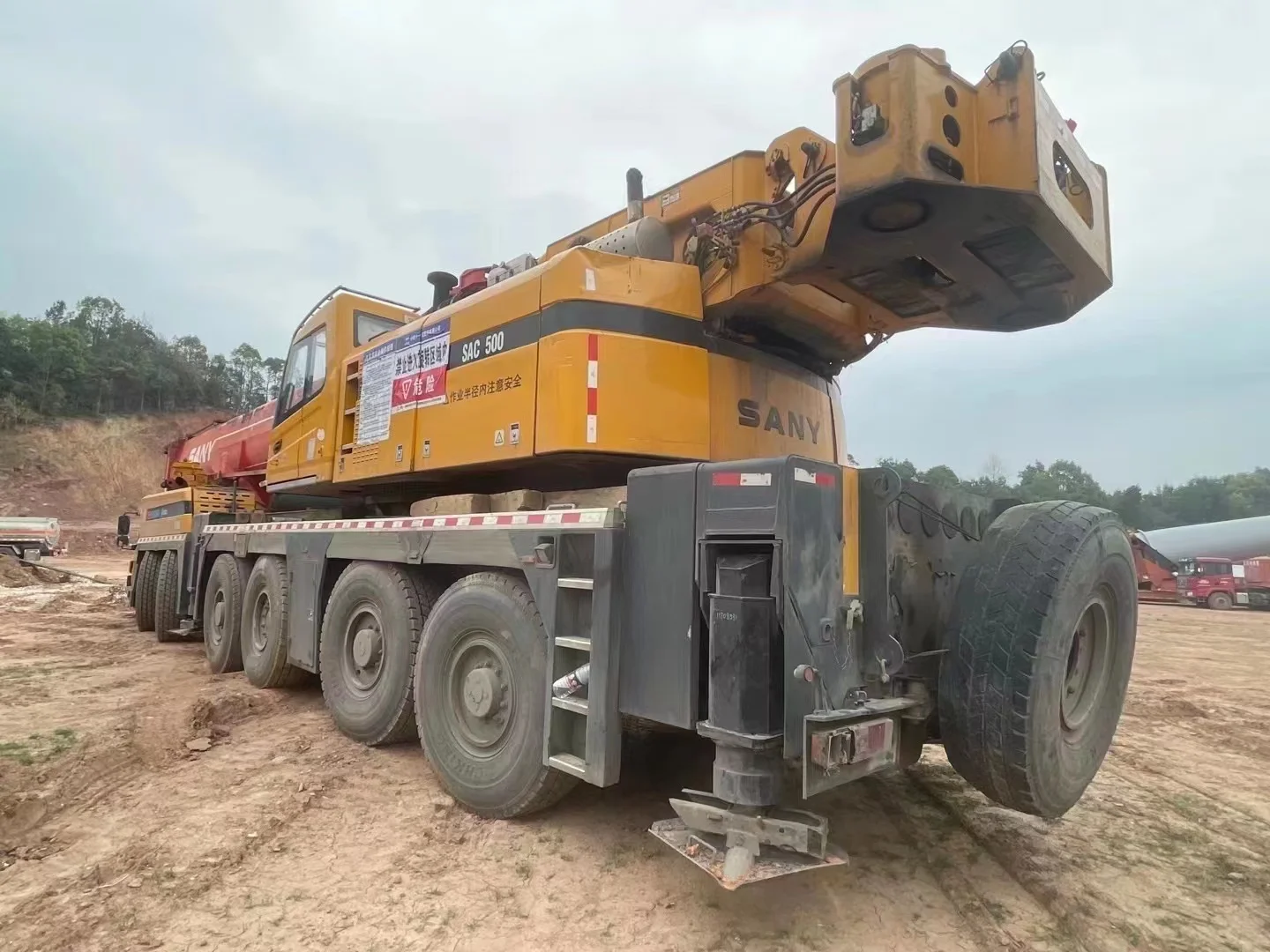 Used Truck Crane 350T Lifting CapacitySecond Hand SANY STC3500