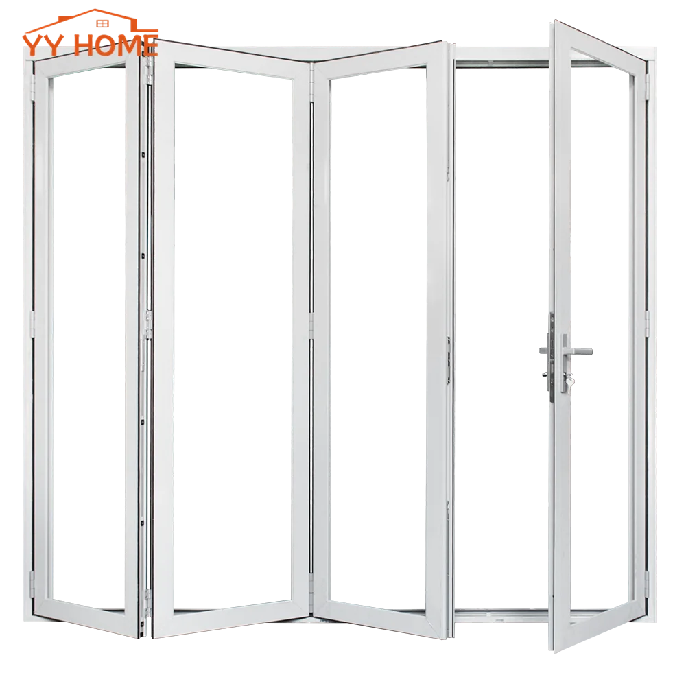 interior glass bifold doors/folding glass shower doors,used exterior doors for sale