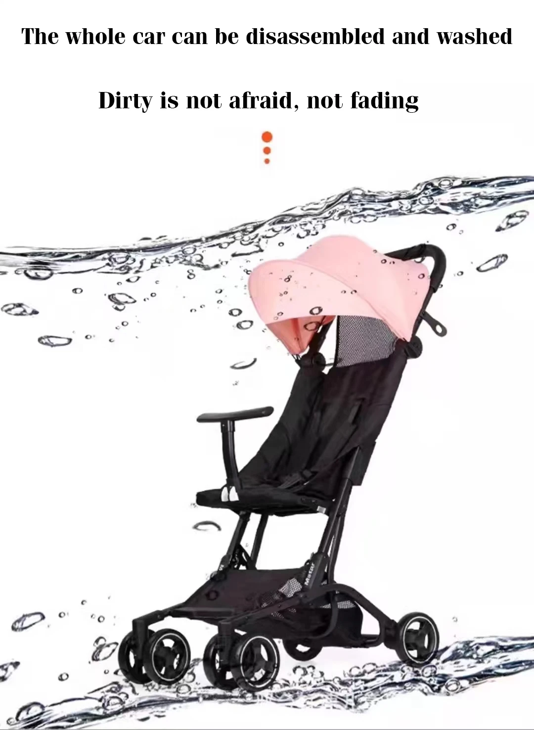 JXB S900 Cheap Lightweight Small Folding Size Travel Stroller With Large Storage Basket