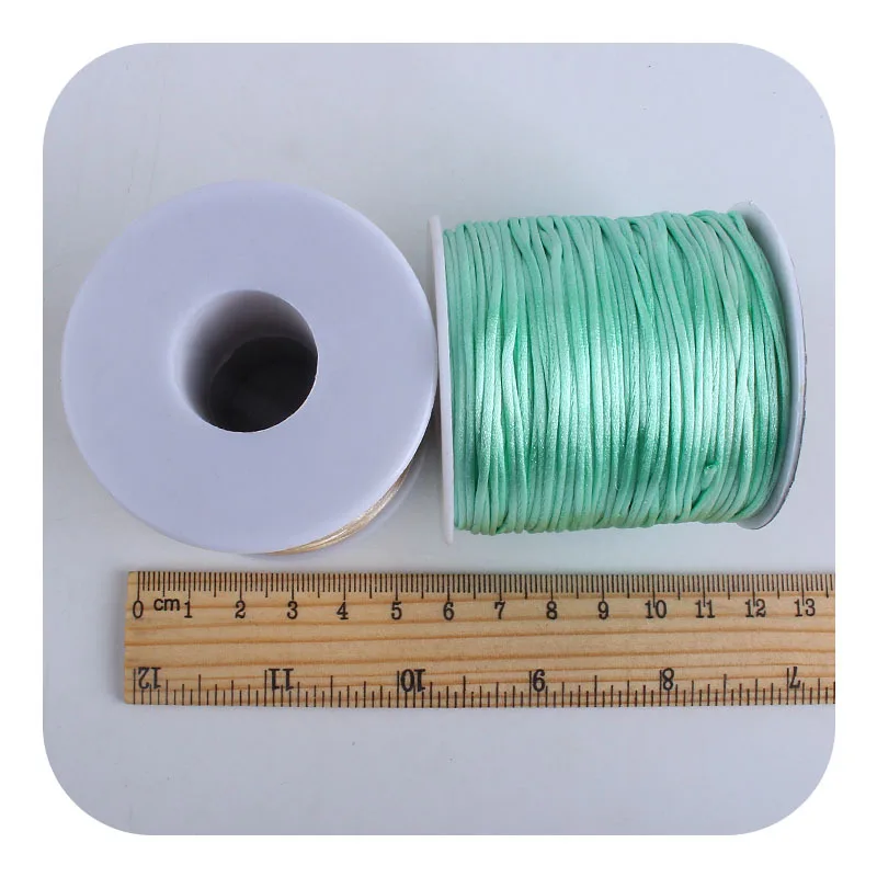 DIY Accessories Teeting Toys Bracelet Necklace Pacifier Clips Strong Nylon Satin Silk Crochet Braided Cord