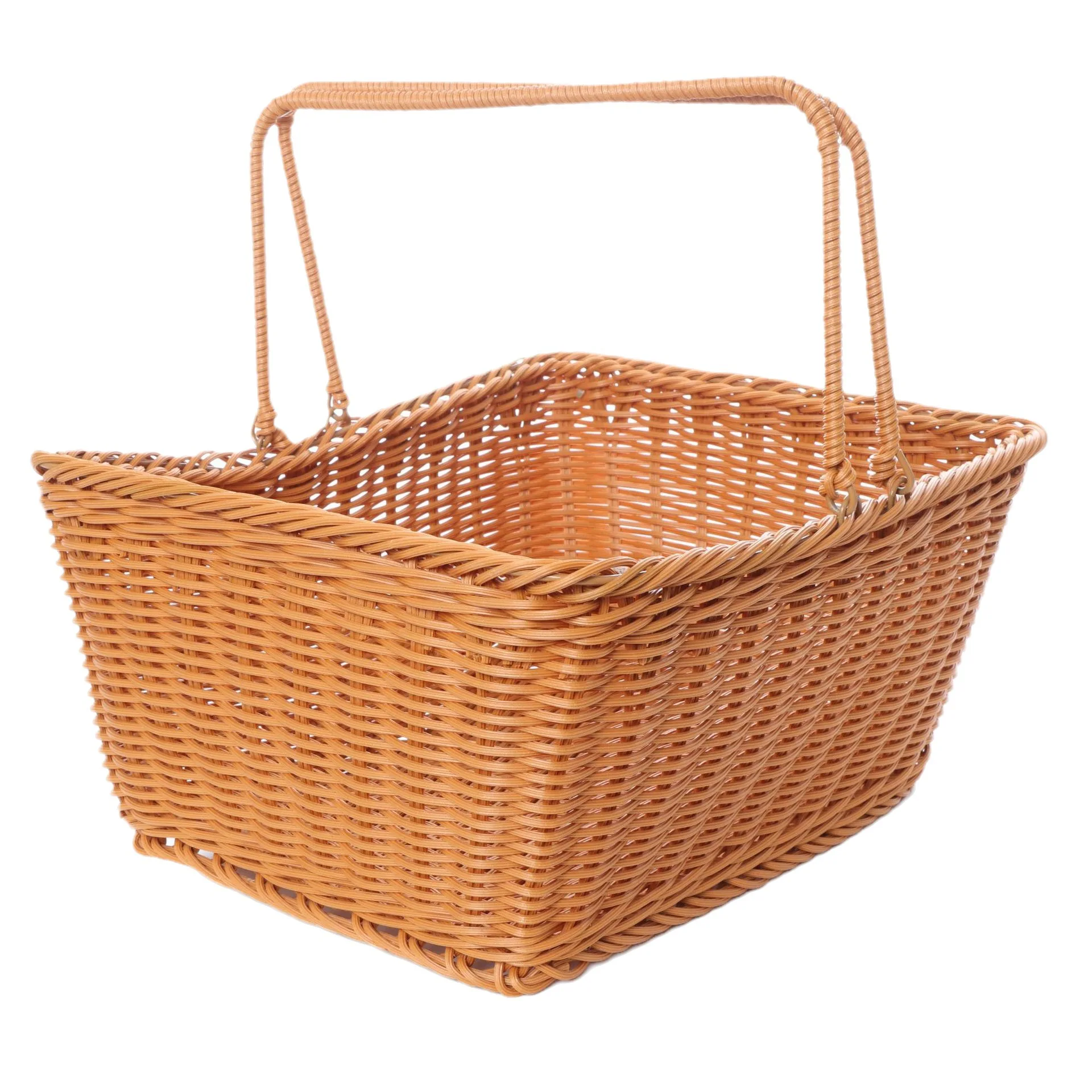 Multifunctional Plastic Waterproof Storage Basket Picnic Basket Woven Basket