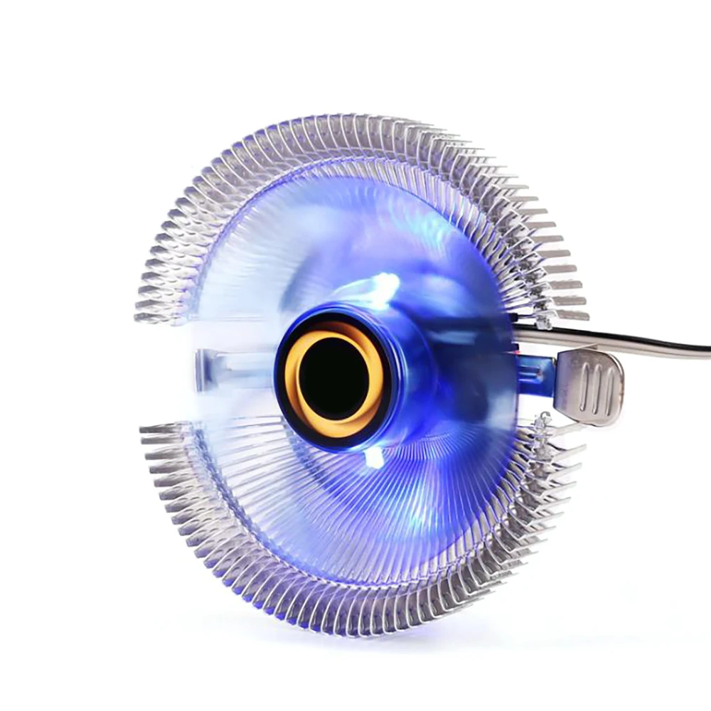 
DC 12V 3pin LED Aluminum Cooling Fan be quiet LGA775/115X INTEL AMD PC Cpu Cooler Heatsink radiators heatpipe 