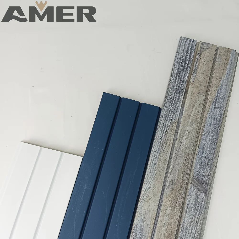 AMER waterproof PS decorative wall panels boards ineterior plastic wall panels sheet