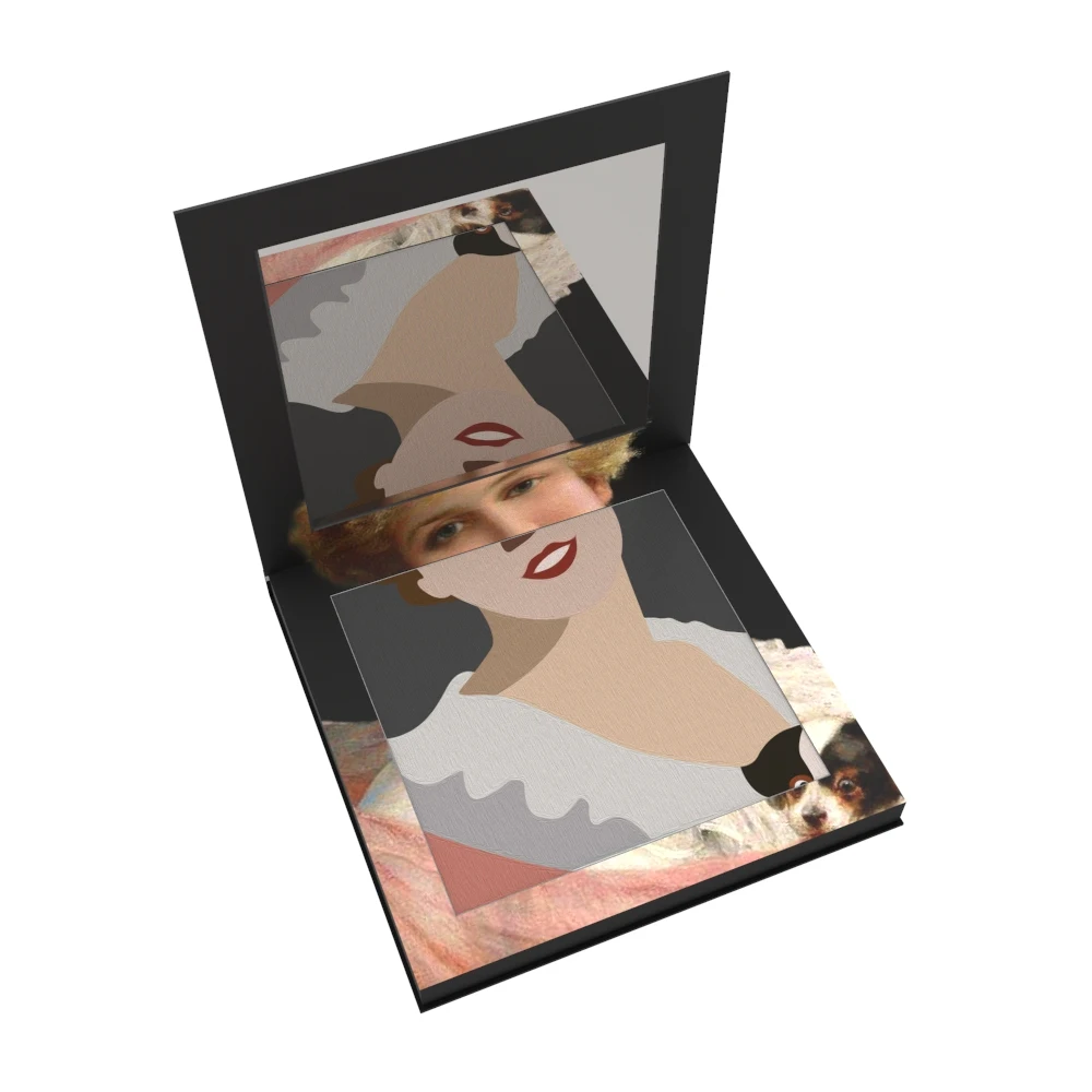 Private Label Customized Ice Cream Shape Kids Make Up Palette Packaging Mirrorless Gelato Custom Eyeshadow Palette