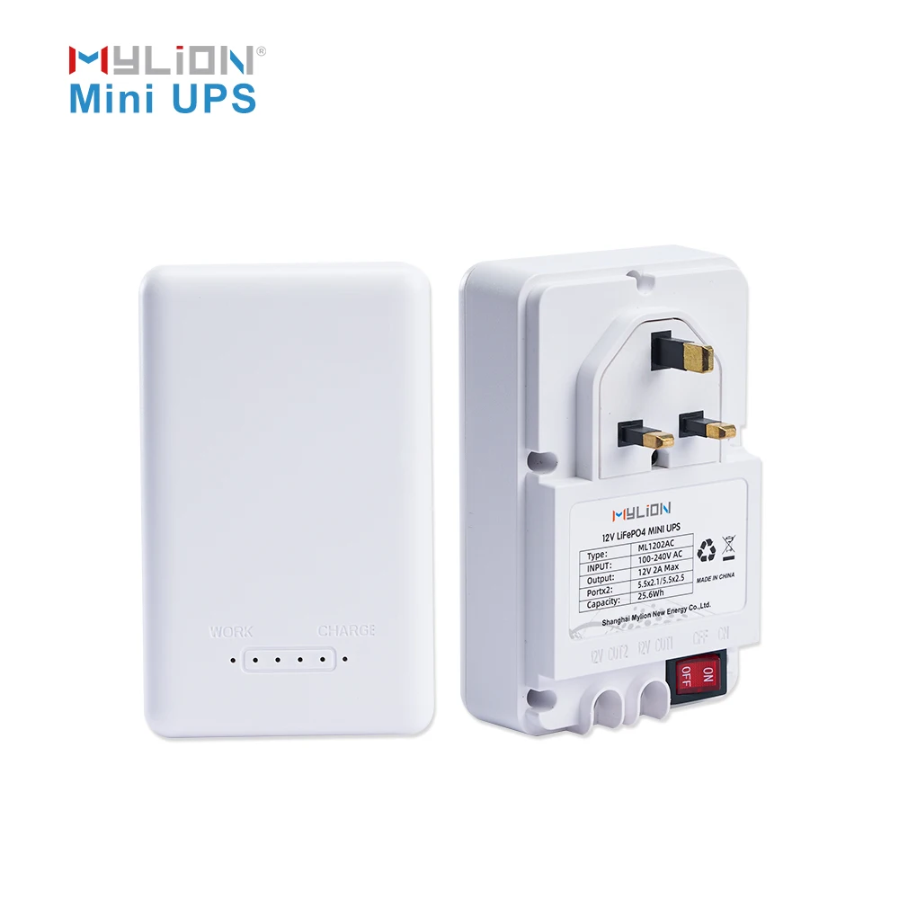 Система питания Mini 12V 2A UPS ML1202 для домашних устройств освещения компьютера умного дома