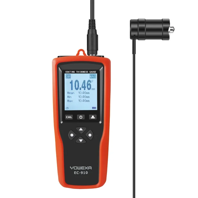 EC-910 Цифровой walkie talkie автомобильное лакокрасочного покрытия толщиномер авто измерительный прибор МЕТР комплект
