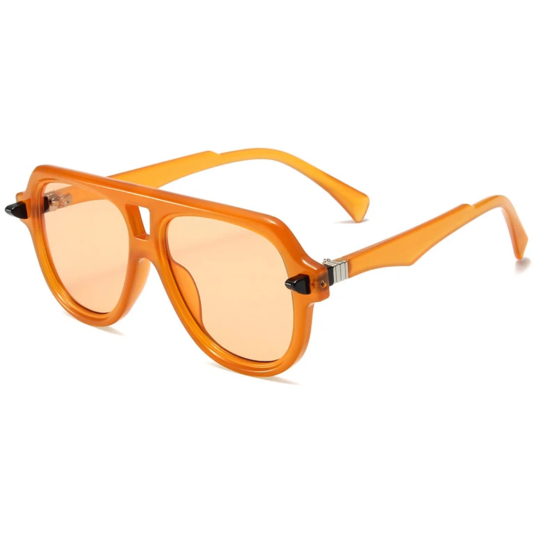 Stylish Large Frame  Retro Vogue Party Flat Top pilot Sunglasses Fashion Men And Women Sunglasses
