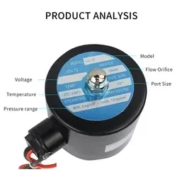 Wholesale price DN32 2 Way Stainless Steel Water Steam Stainless Steel 20bar 50bar 100bar High Pressure 24V Solenoid Valve