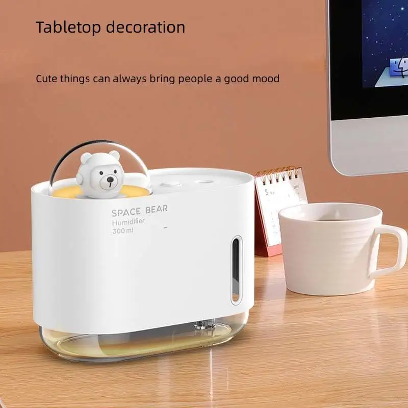 Mini humidifier large capacity portable humidifier silent large spray bedroom aromatherapy diffuser