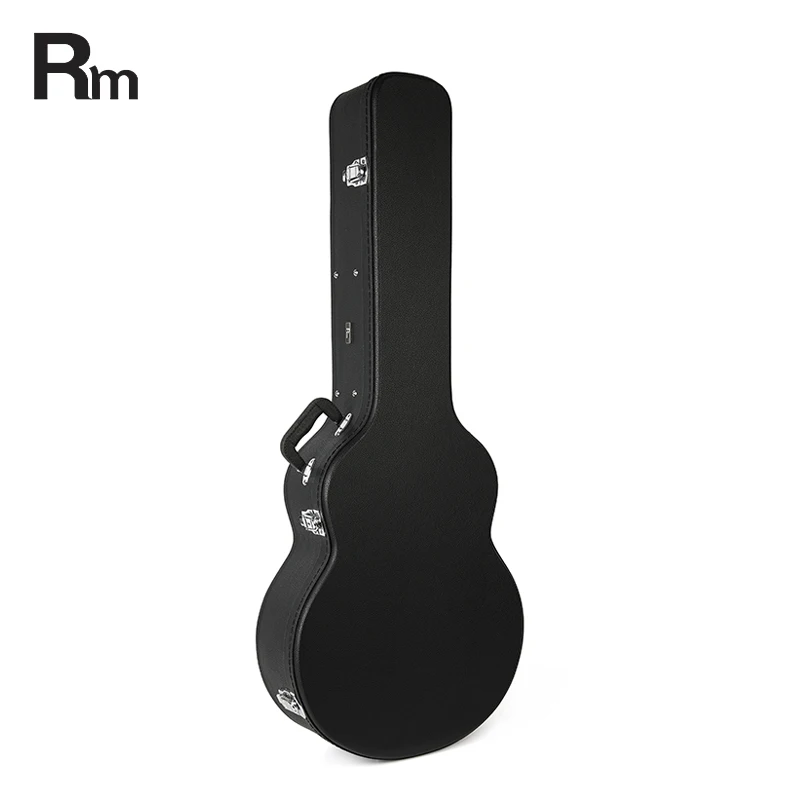 Mystic Elegant Jumbo Acoustic Guitar Case Black Leather Multiple Guitar Roam Case Instrument Bags&Cases For Acoustic Guitar