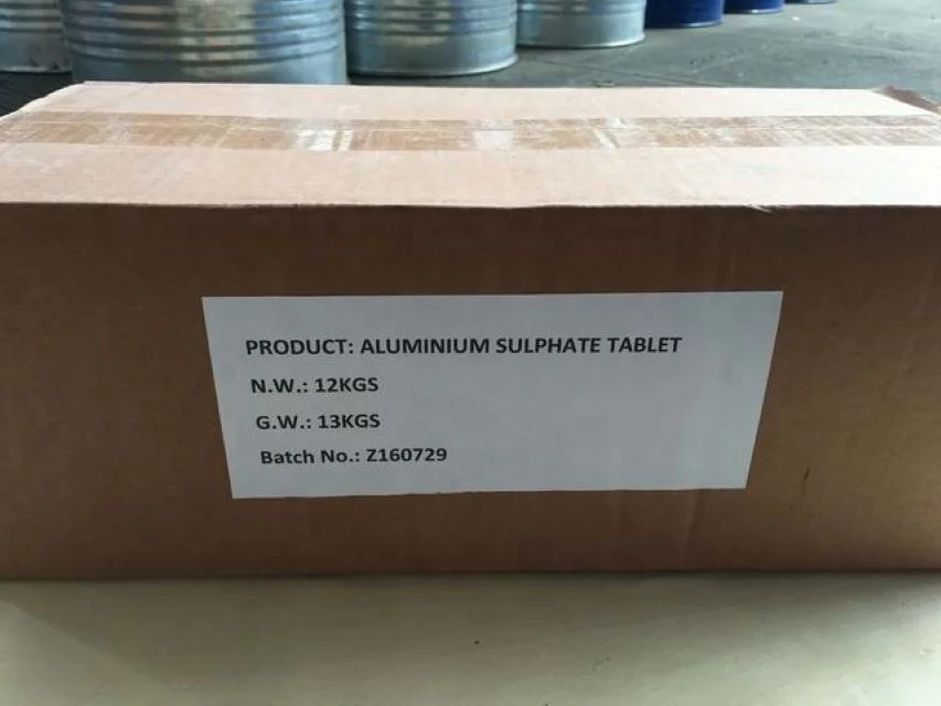 water treatment Flocculant Aluminum sulfate hexahydrate tablets 25g cas no 16828-11-8