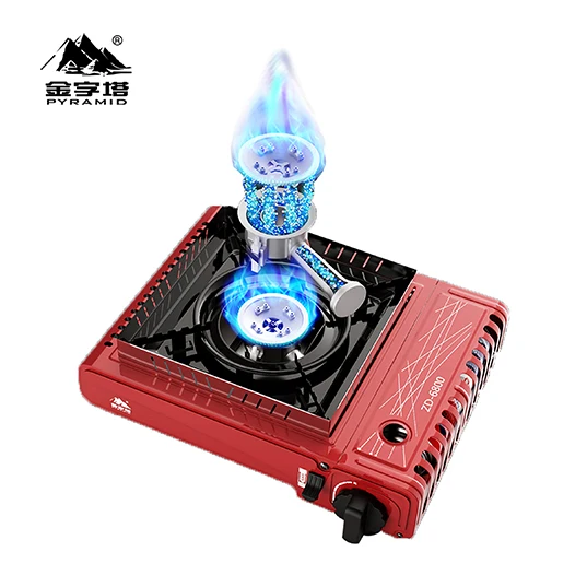 Pyramid portable gas grill gas plate traveling stove camping stove cooking gas stove