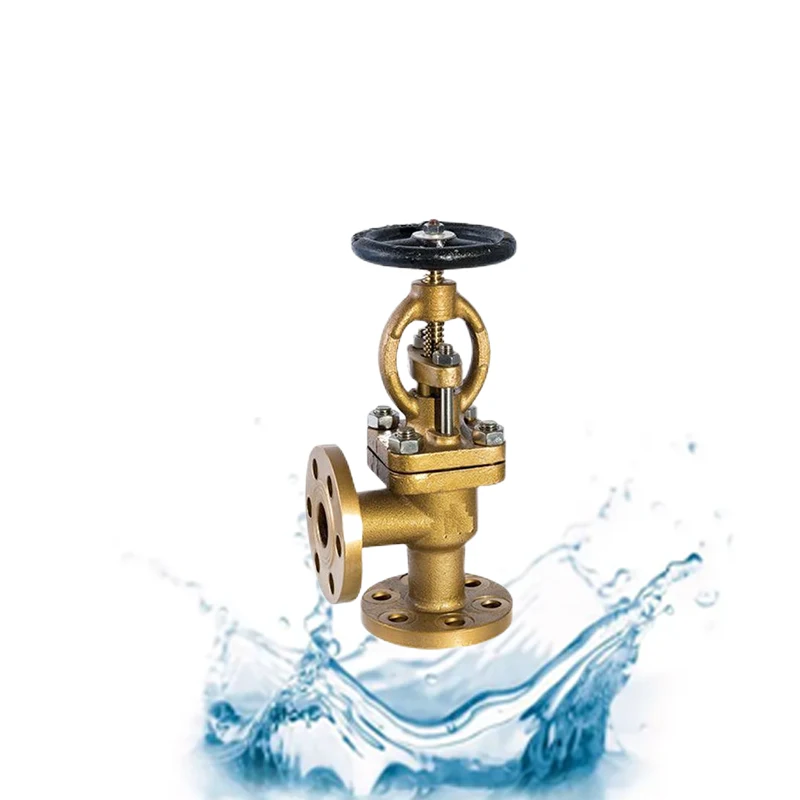 High Performance  Marine Angle Brass Globe Valve Manual Thread Brass Gate Valve Durable Bellow Seal Brass Ball Butterfly Valve
