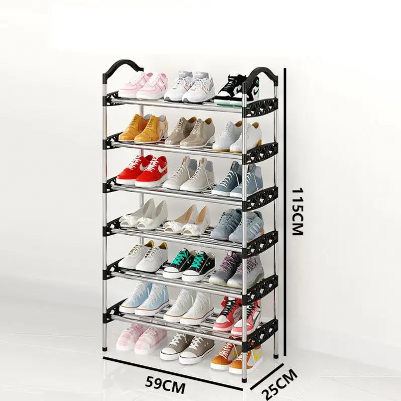 Hot Selling Portable Multi Tier Shoe Rack Folding Modern Holder Shelf Stand Foldable   Storage Organizer Wooden Shoe Rack