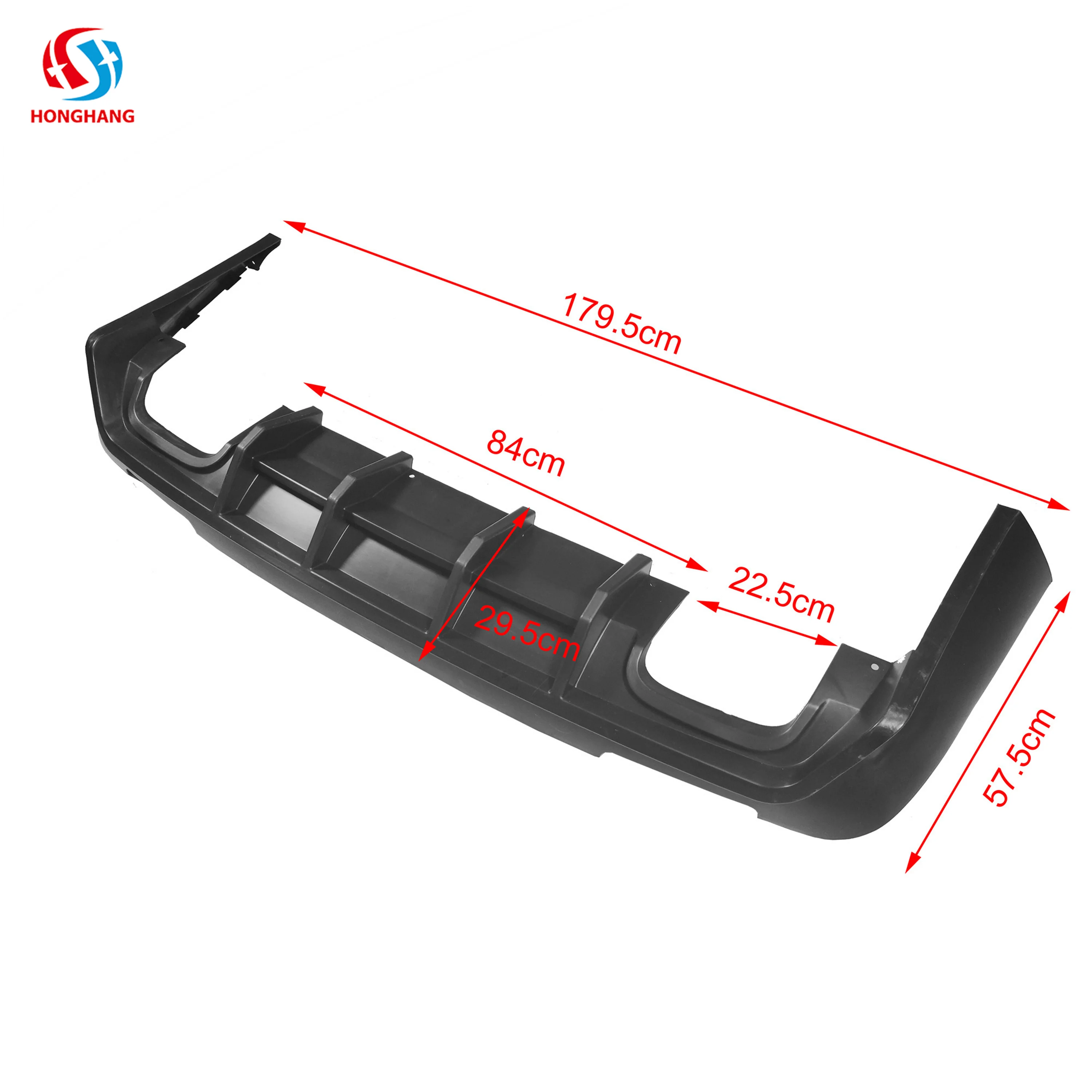 Chaoshenghang Auto Accessories ABS Rear Bumper Diffuser 2015-2022 Lip for Dodge Challenger Diffuser Accessories