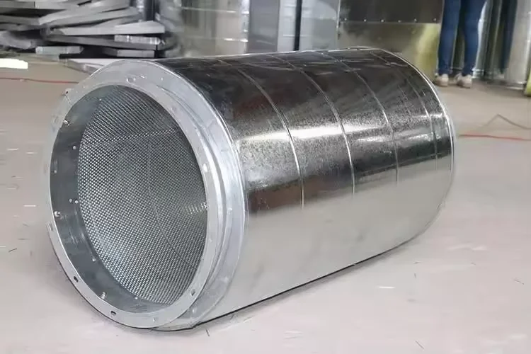 Глушитель с низким сопротивлением