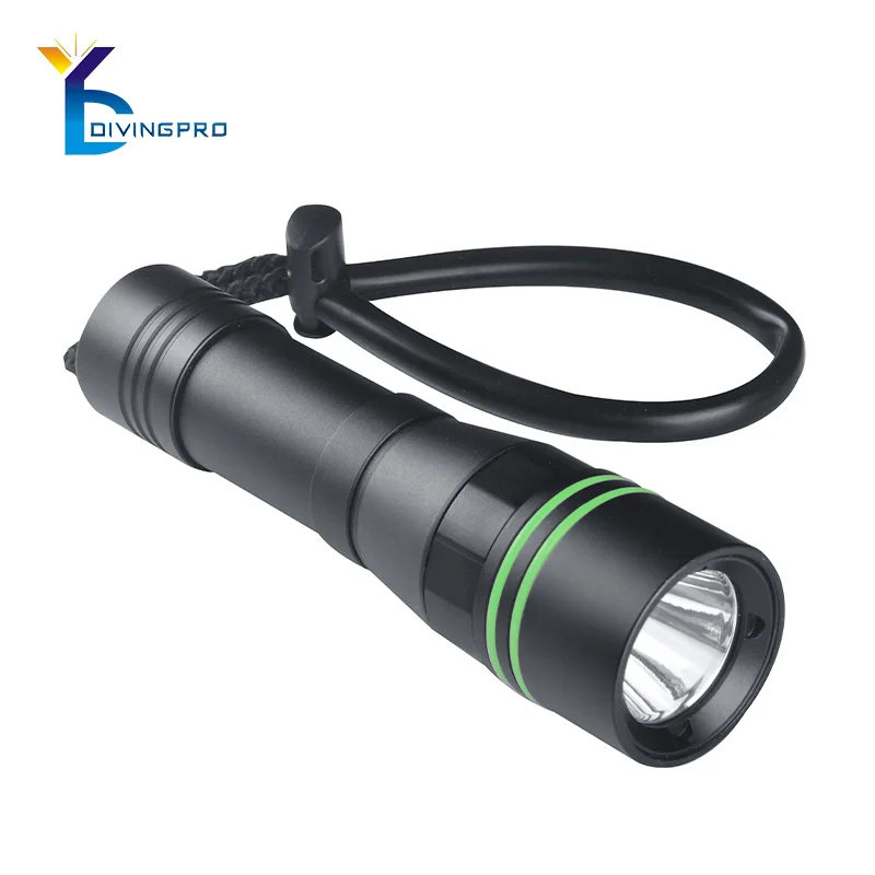 LED diving light 1000lm led diving flashlight led diving flashlight magnetic rotary switch IP68