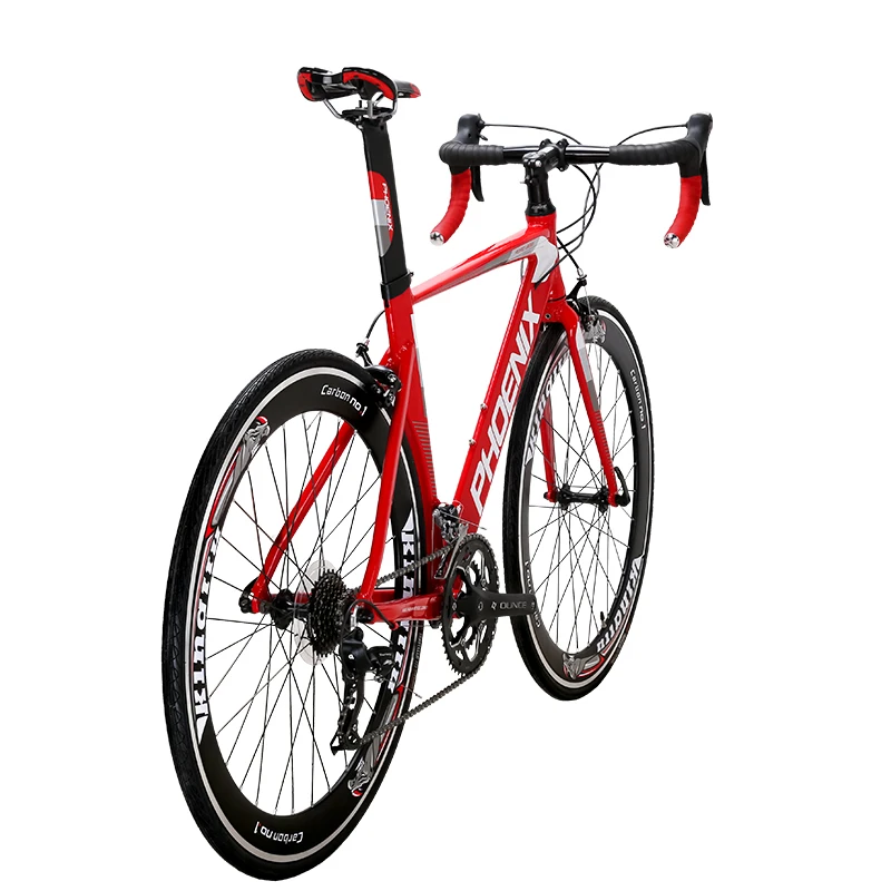 PHOENIX buy 2 get RED 14 скорость гравийный велосипед для продажи дисковый тормоз гоночный 700c