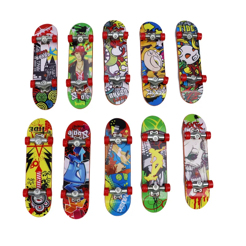 Besafe Fidget Creative Gift Children Alloy Plastic Cross-border Tech Deck Mini Finger Board skateboards Skateboard Toy