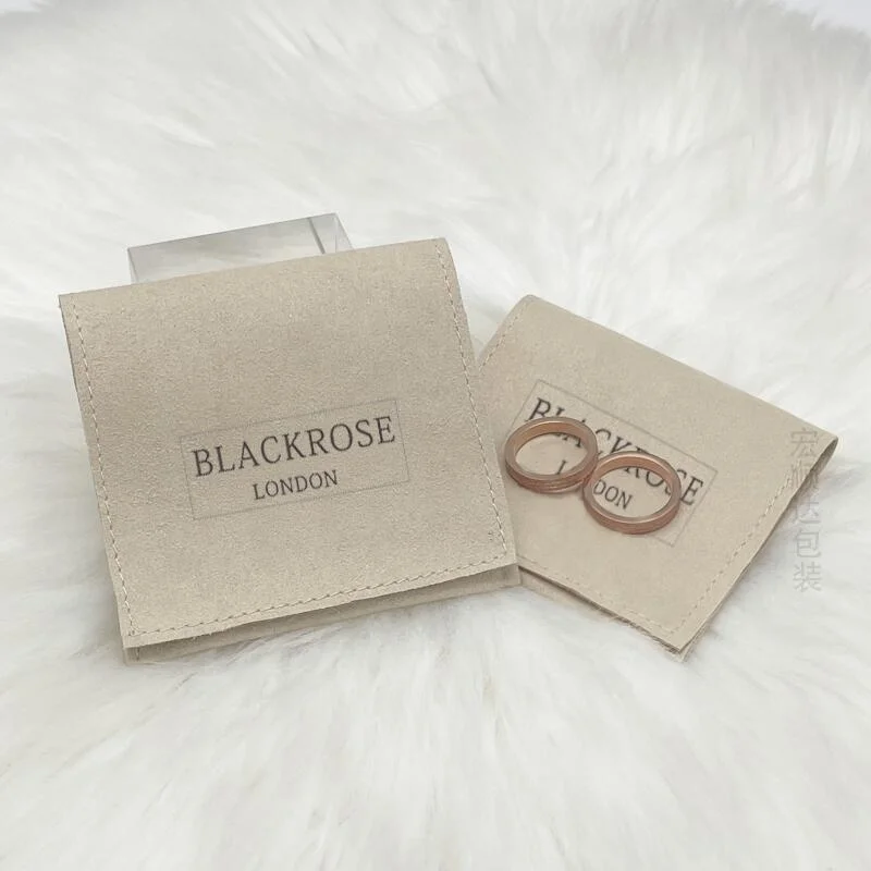 wholesale microfiber envelop pouch jewelry necklace pouch bag