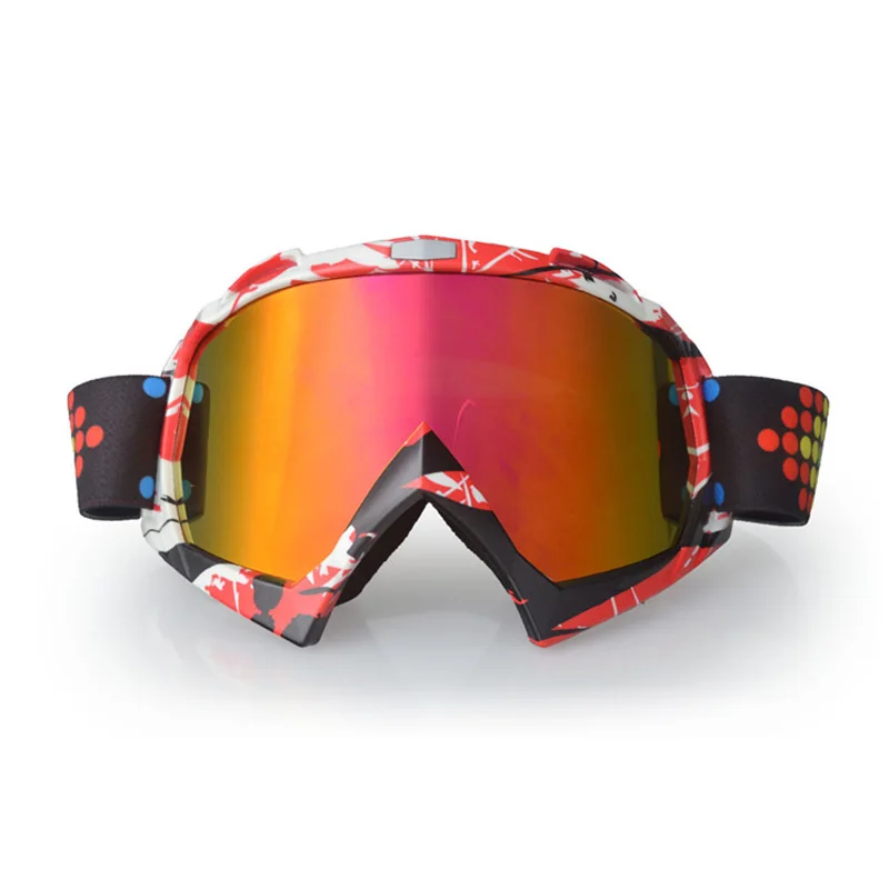 Motorcycle Goggles Anti UV Anti Fog ATV Dirt Bike Goggles Windproof Dustproof Anti Scratch Riding Glasses