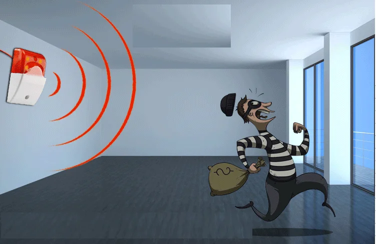 DC 12V Mini Strobe Light Siren For Electric Fence System | Home Alarm System