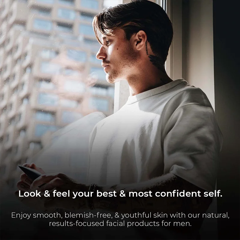 OEM Private Label Mens Skincare Products Men Personal Care Acne Anti Aging Face Cleaner Refreshing grooming kit men